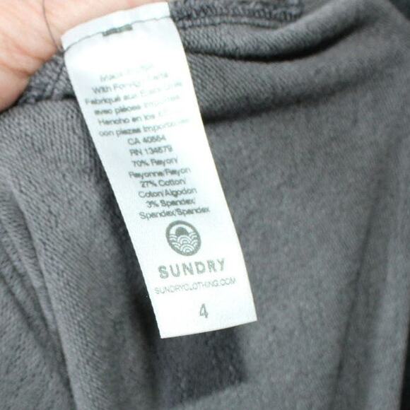 Sundry Evereve Weekender Camo Racerback Tank Dress Drawstring Waist XL - Picture 7 of 8